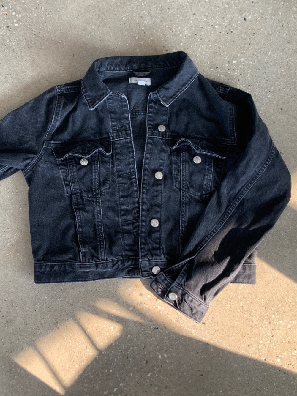 Top shop Black Denim Jack US 6